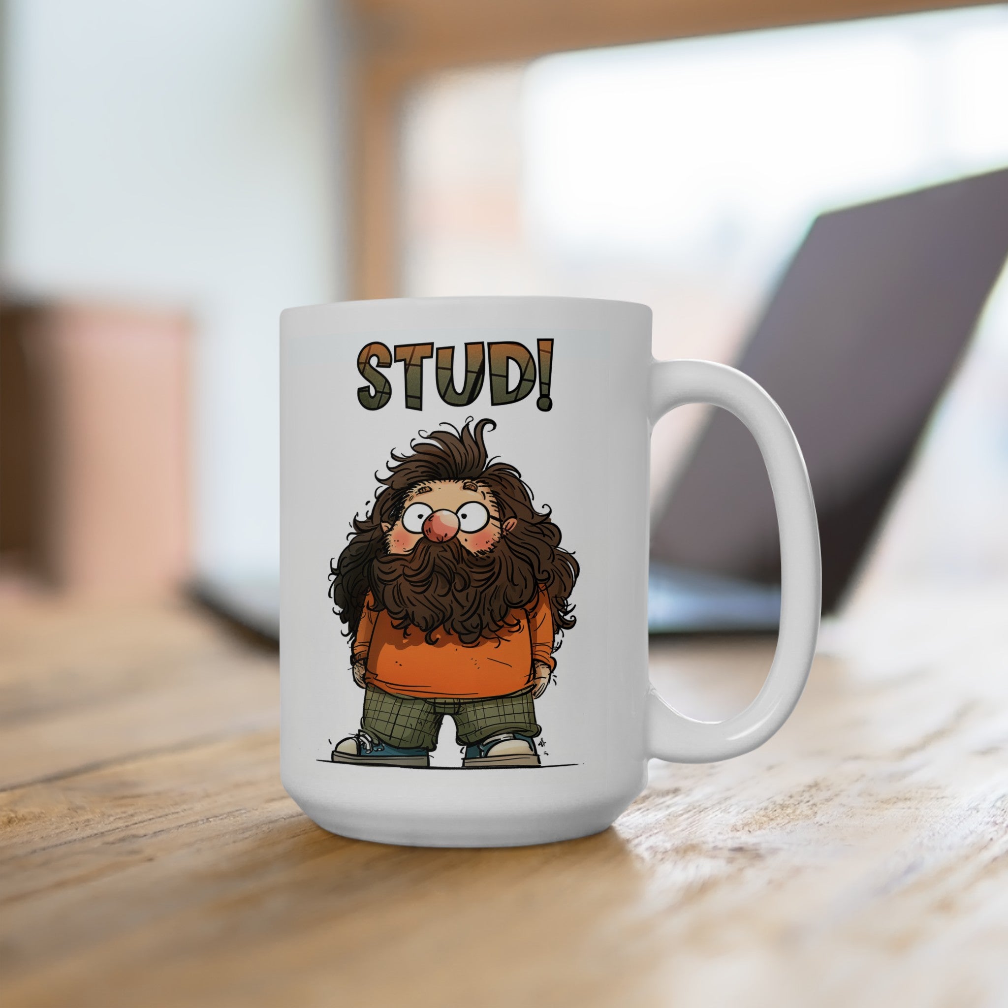 "STUD" Ceramic Mug 15oz