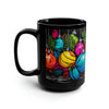 Neon Christmas Ornaments Ceramic Mug / Teacup 15oz