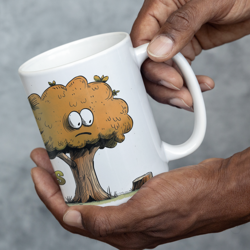 Tree "It Could Always Be Worse" Ceramic Mug 15oz