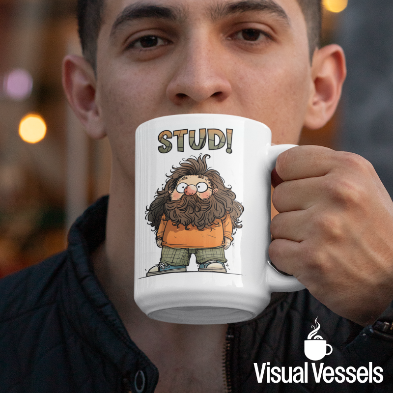 "STUD" Ceramic Mug 15oz