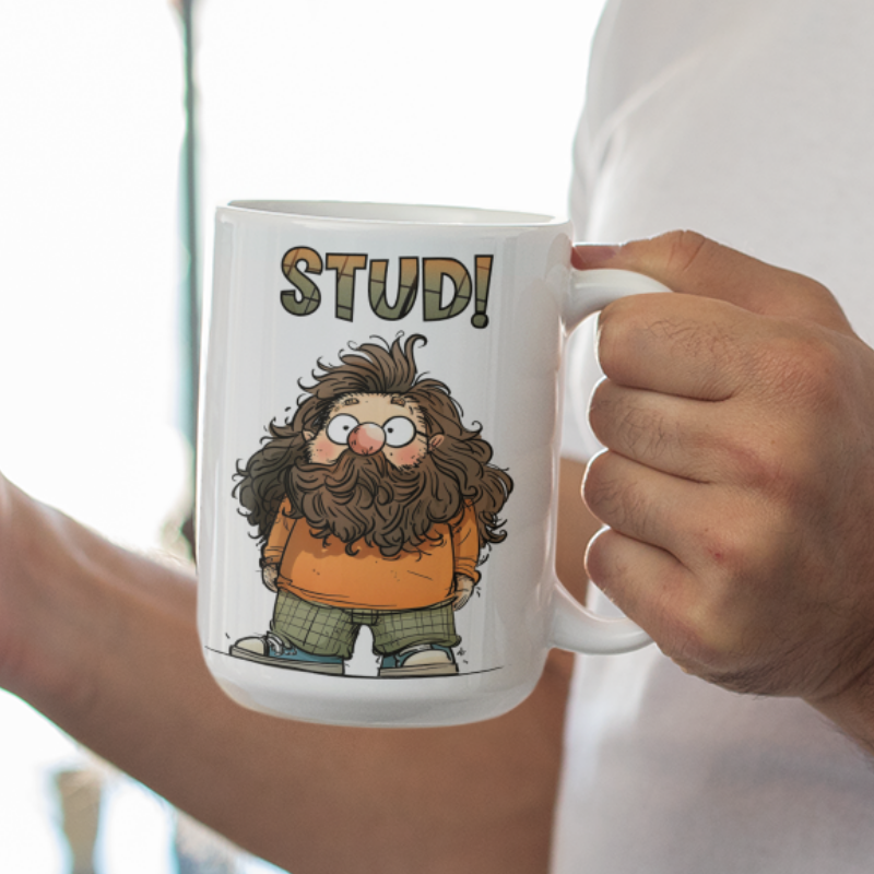 "STUD" Ceramic Mug 15oz