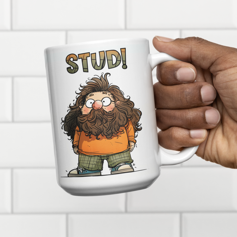 "STUD" Ceramic Mug 15oz