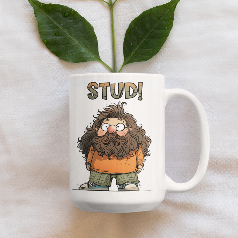 "STUD" Ceramic Mug 15oz