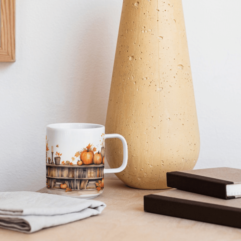 Printify Mug 11oz Autumn Harvest Ceramic Mug / Teacup 11oz