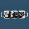 Printify Mug 11oz Black Cat 